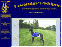 Tablet Screenshot of powerplays-whippets.de